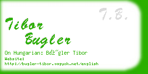 tibor bugler business card